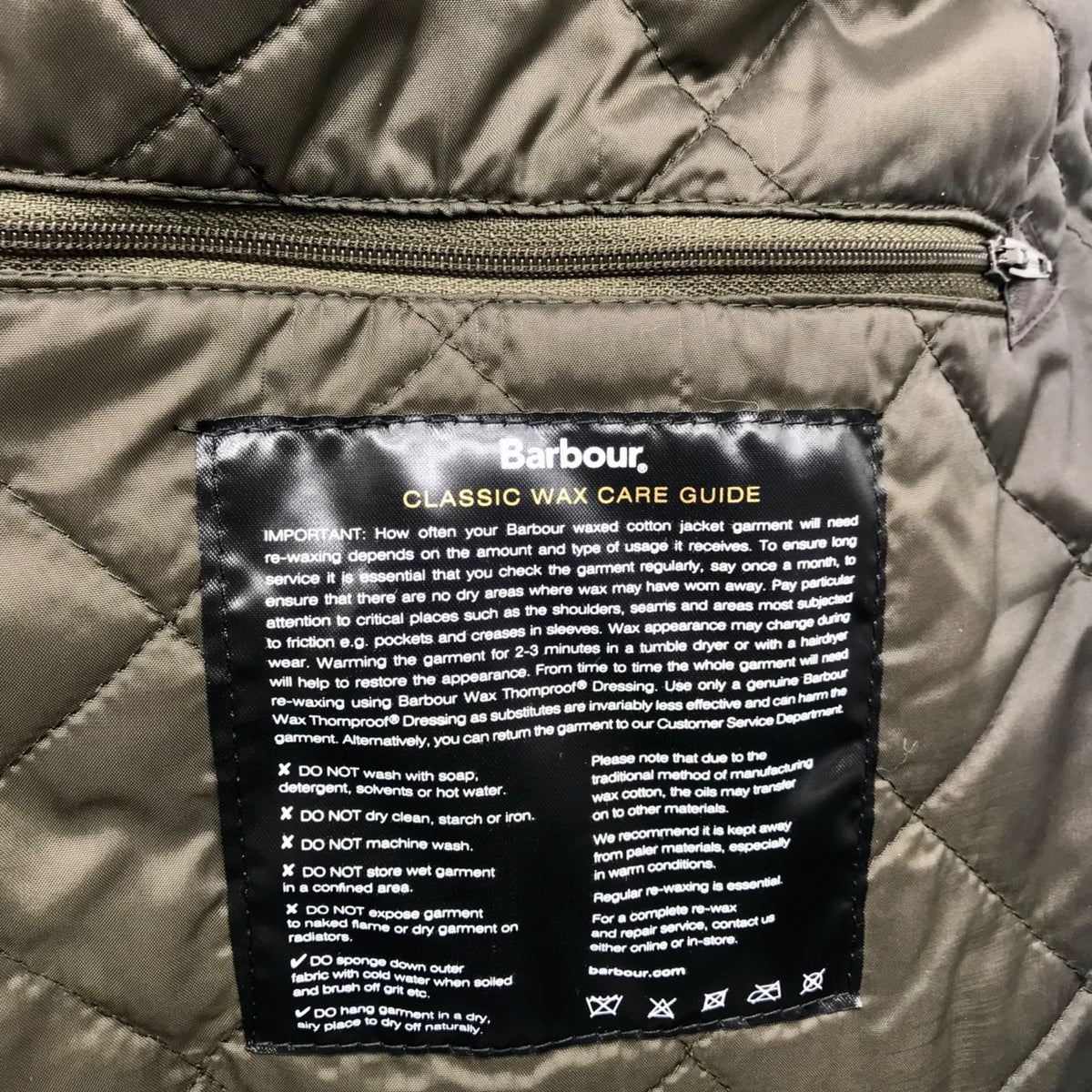 Barbour Brown Waxed Cotton Jacket