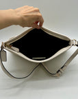 Coach Khaki And White Signature Coated Canvas Crossbody Bag-F58297