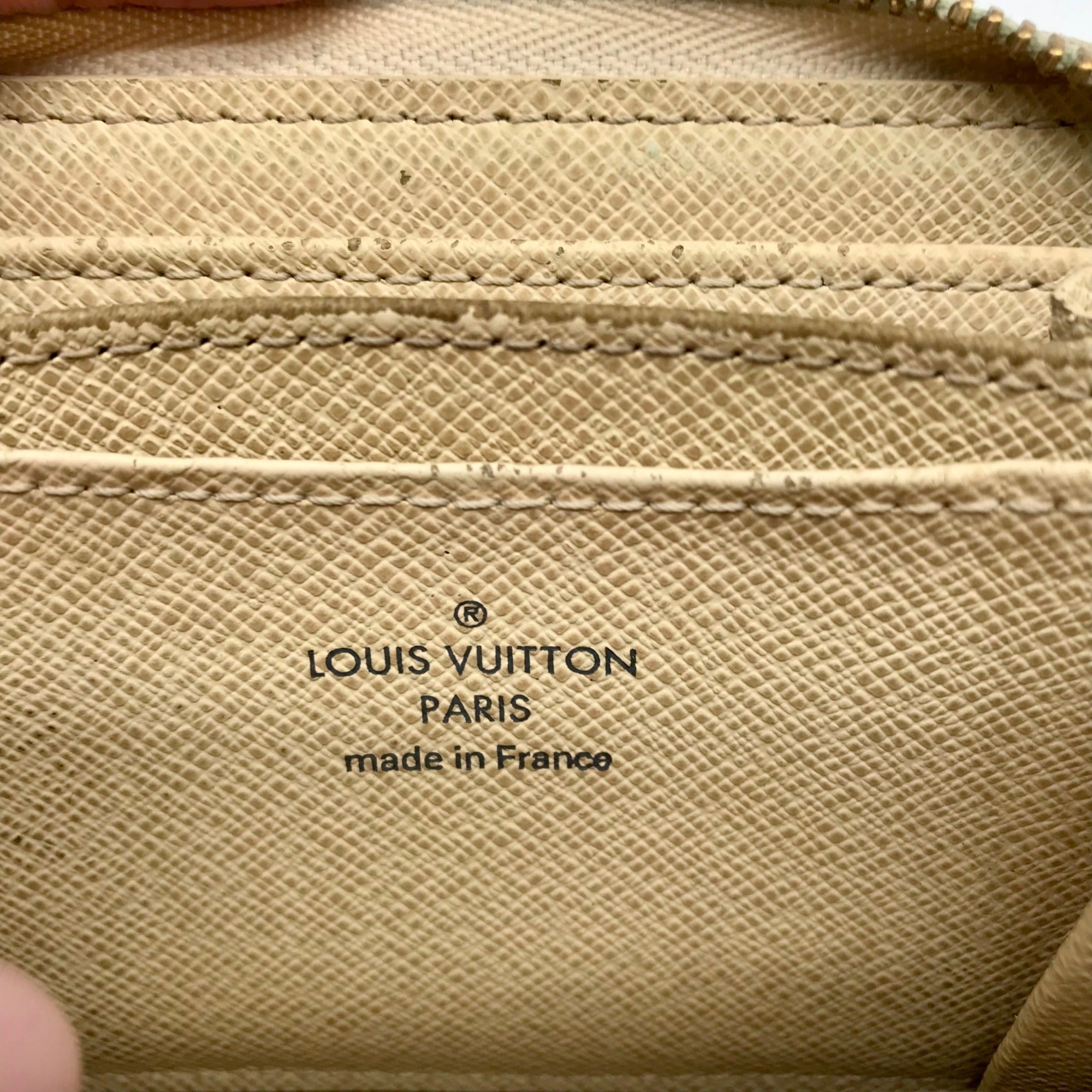 Louis Vuitton Damier Azur Zippy Coated Canvas Coin Wallet