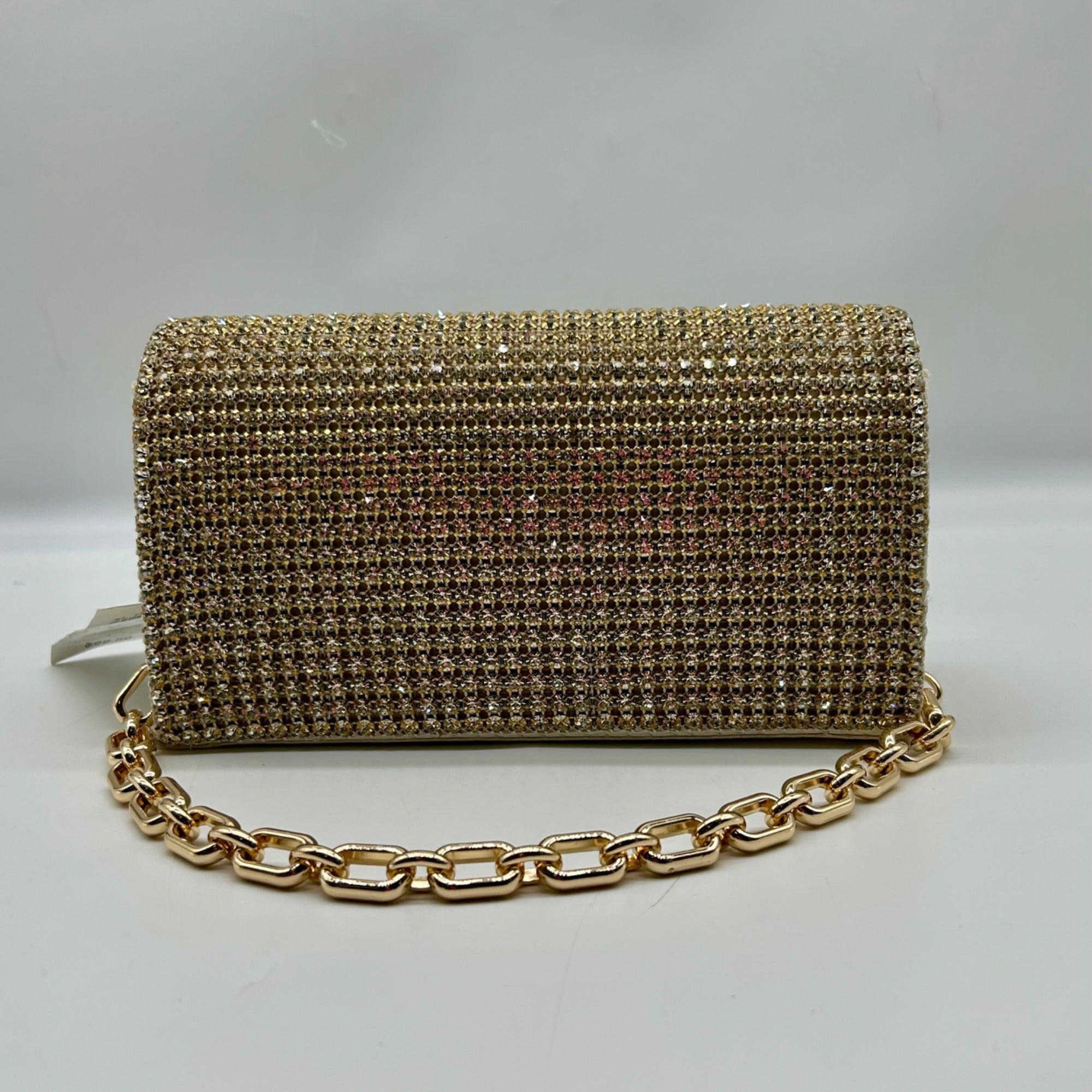 I.N.C Beige Mesh Clutch Bag