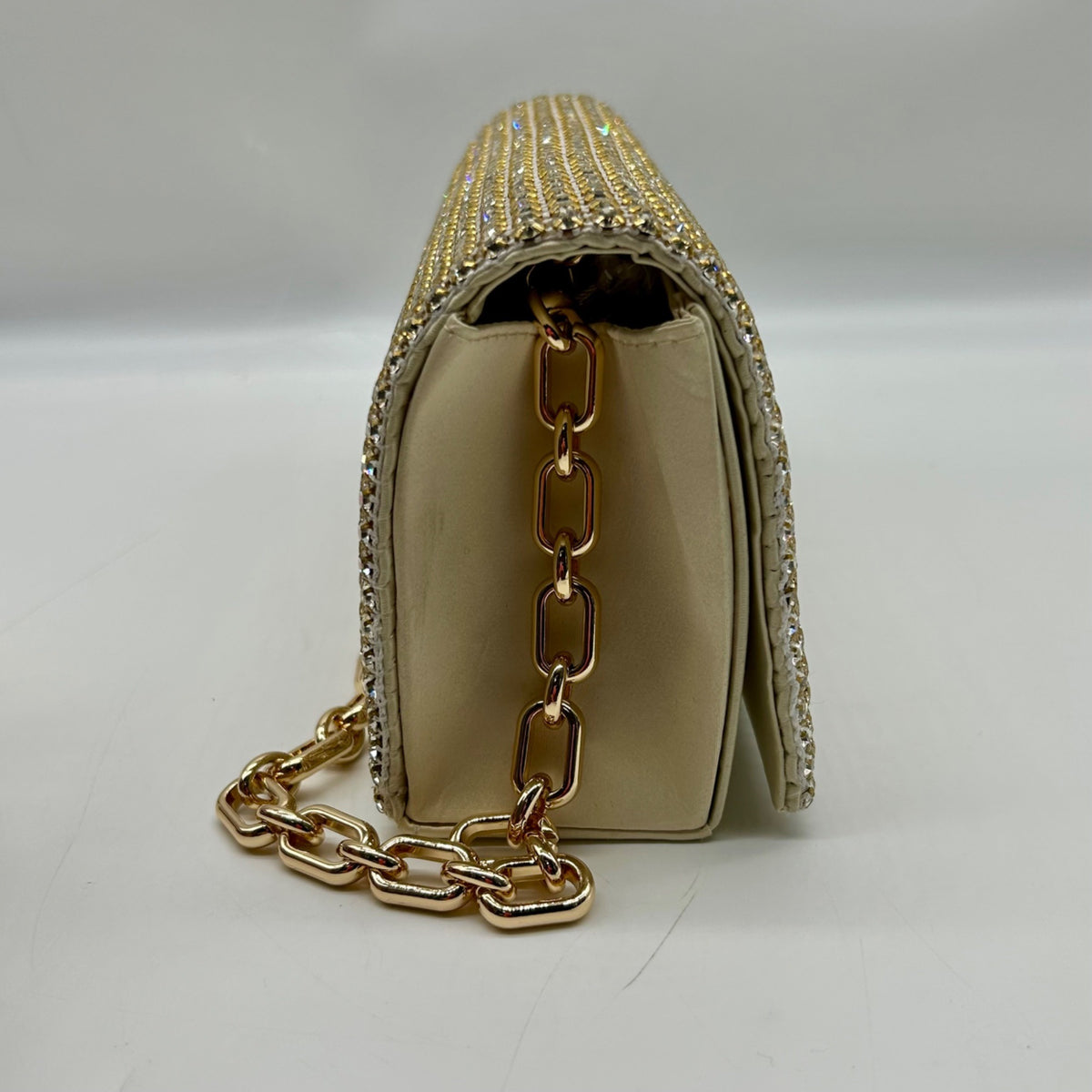 I.N.C Beige Mesh Clutch Bag