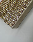 I.N.C Beige Mesh Clutch Bag