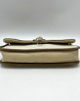 LongChamp Beige Leather Shoulder Bag