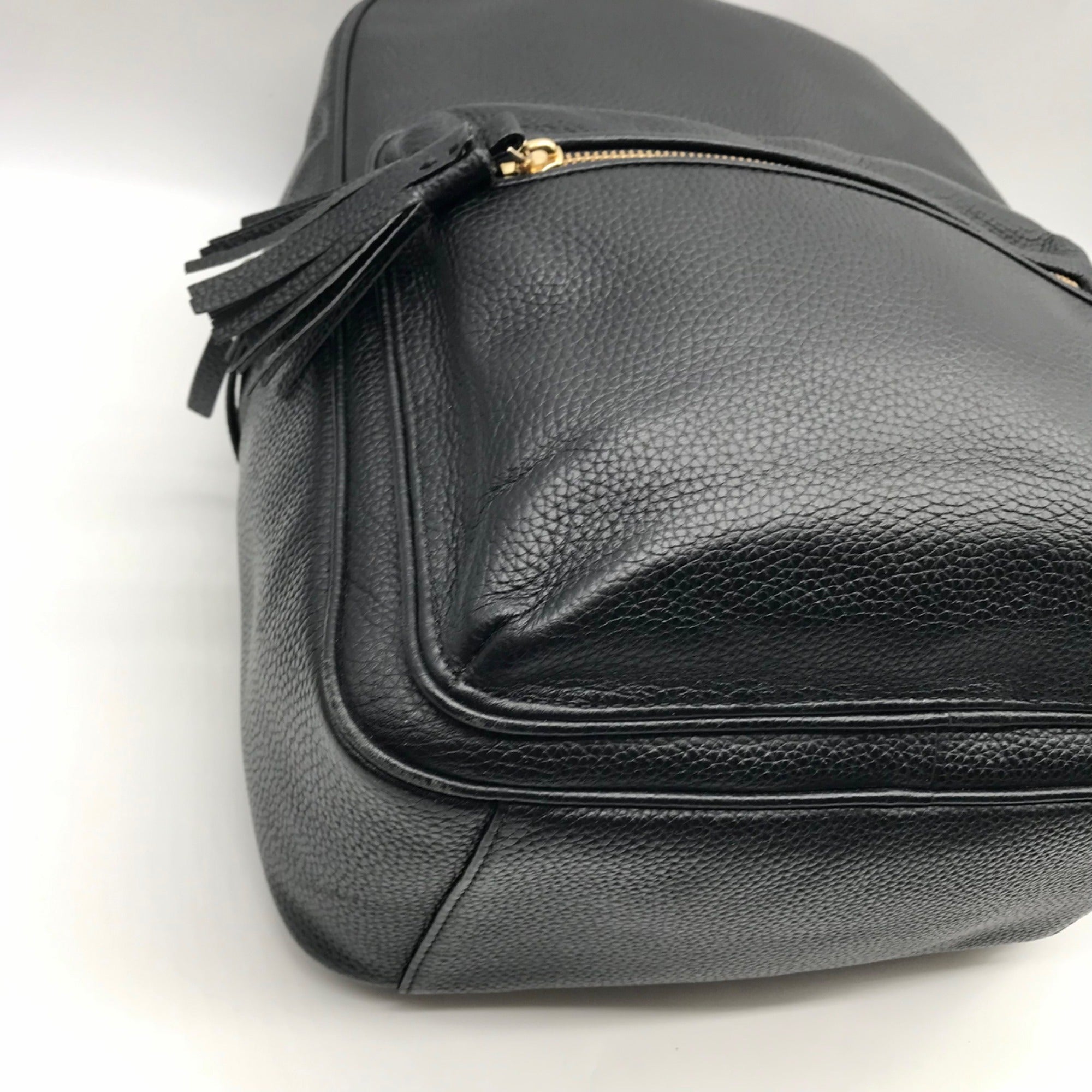 Kate Spade Black Pebbled Leather Chester Street Aveline Backpack