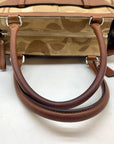 Coach Hampton Optic Signature Stripe Carry All Satchel F13338