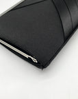 I.N.C. International Concepts Black Satin Kelsie Clutch Crossbody Bag
