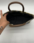 Emilio Pucci Vintage Signature Canvas Mini Tote Bag