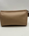 Coach Beige Leather Clutch Wristlet