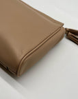 Coach Beige Leather Clutch Wristlet