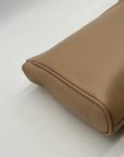 Coach Beige Leather Clutch Wristlet