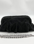 I.N.C. International Concepts Black Pleated Convertible Clutch