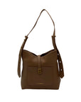 Steve Madden Brown Faux Leather Turn lock Shoulder Bag & Wallet