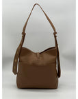 Steve Madden Brown Faux Leather Turn lock Shoulder Bag & Wallet