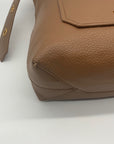 Steve Madden Brown Faux Leather Turn lock Shoulder Bag & Wallet