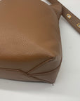 Steve Madden Brown Faux Leather Turn lock Shoulder Bag & Wallet