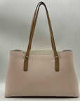 Kate Spade Light Pink Pebbled Leather Computer Tote Bag