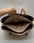 Kate Spade Light Pink Pebbled Leather Computer Tote Bag