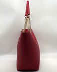 I.N.C. International Concepts Red Zoiey 2-in-1 Leather Shoulder Bag