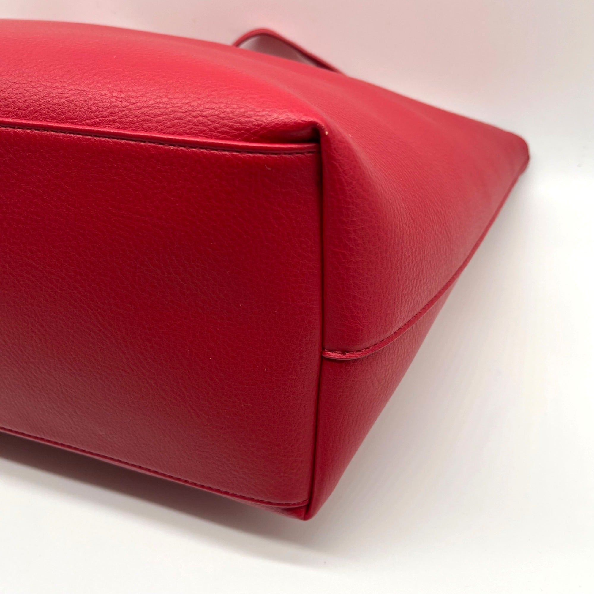 I.N.C. International Concepts Red Zoiey 2-in-1 Leather Shoulder Bag