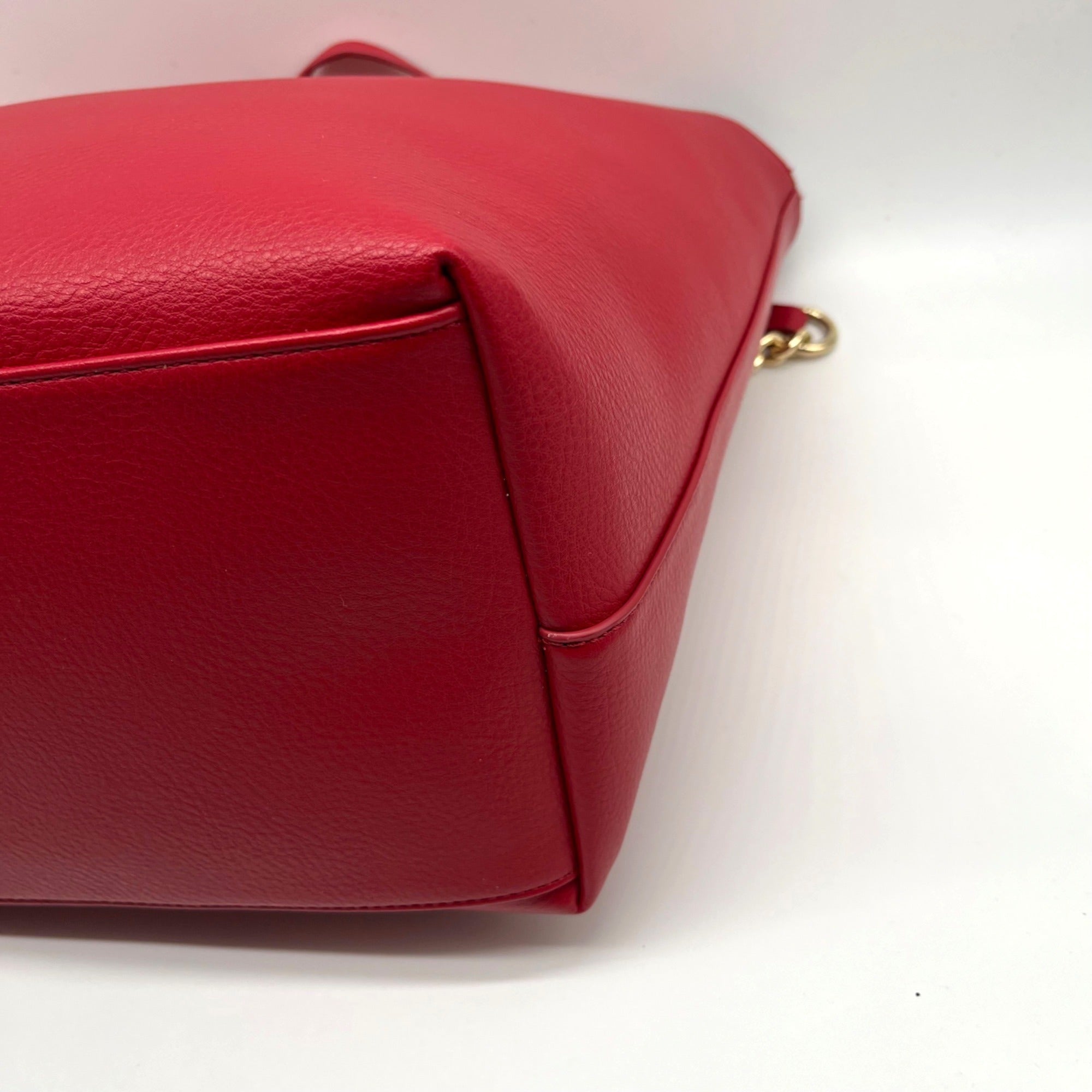 I.N.C. International Concepts Red Zoiey 2-in-1 Leather Shoulder Bag