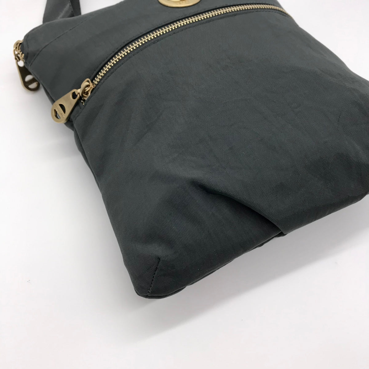 Baggallini Dark Gray Nylon Hanover Crossbody