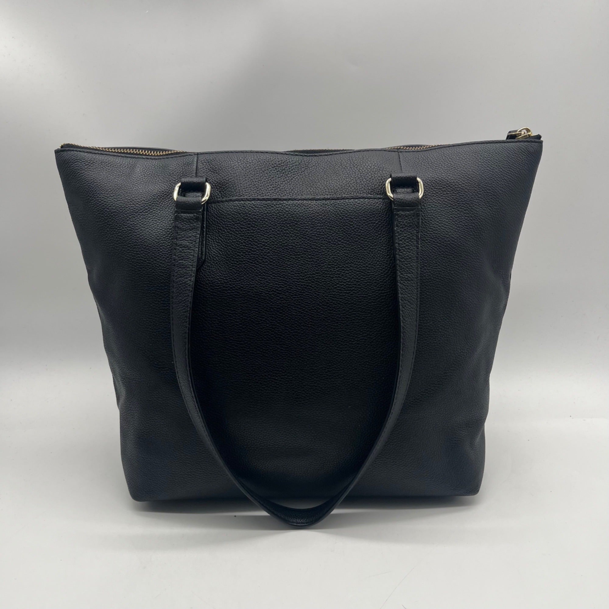 Kate Spade Large Larchmont Avenue  Black Pebbled Leather Tote Bag