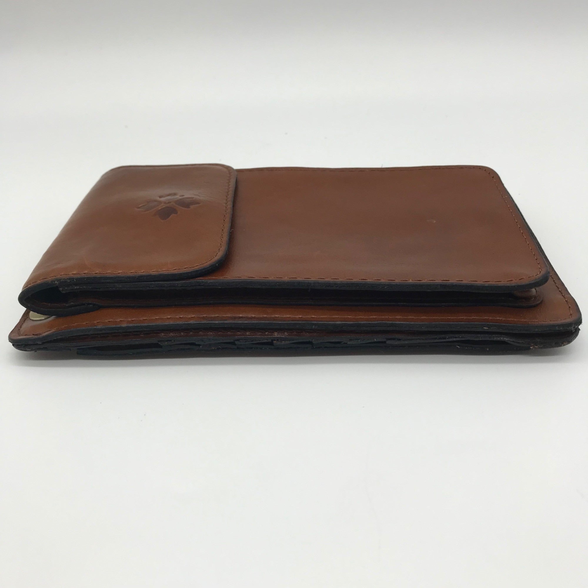 Patricia Nash Brown Leather Phone Clutch