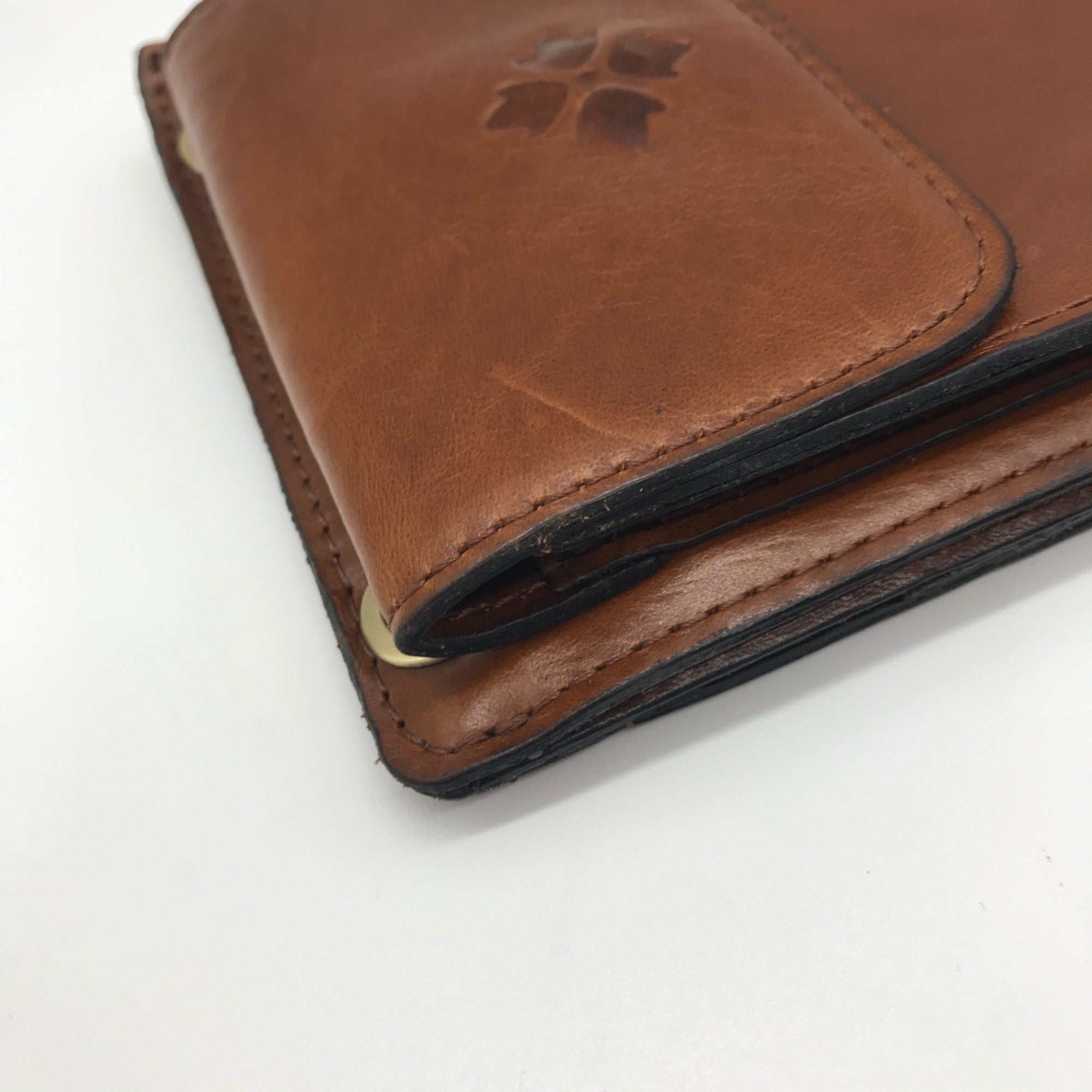 Patricia Nash Brown Leather Phone Clutch