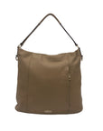 Coach Camel Brown Pebbled Leather Isabelle Shoulder Bag