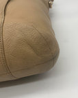Coach Camel Brown Pebbled Leather Isabelle Shoulder Bag