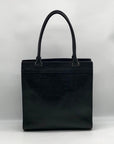Kate Spade Black Pebbled Leather Lynne Bubbles Perforated Perri Lane Tote Bag
