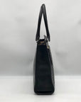 Kate Spade Black Pebbled Leather Lynne Bubbles Perforated Perri Lane Tote Bag