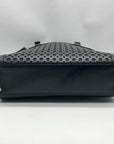 Kate Spade Black Pebbled Leather Lynne Bubbles Perforated Perri Lane Tote Bag