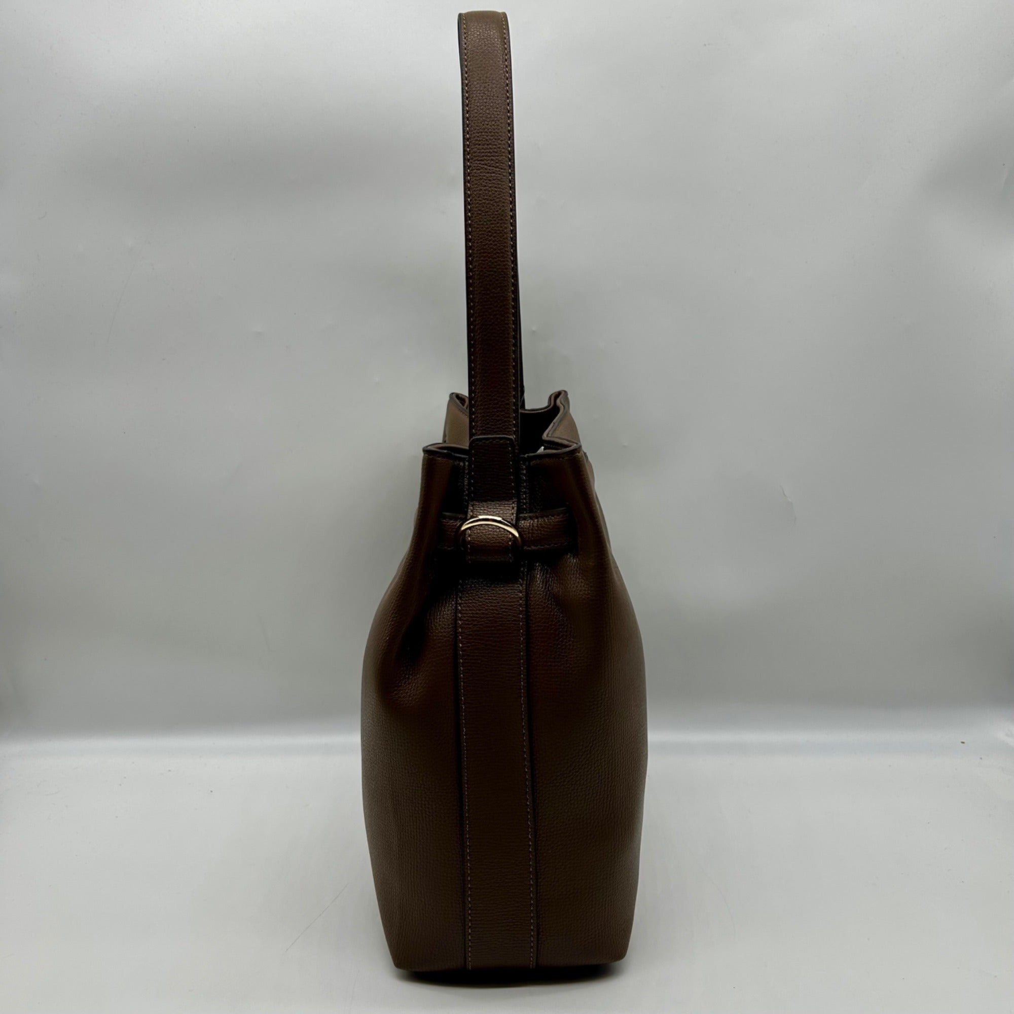 Nine West Brown Leather Crossbody Bag