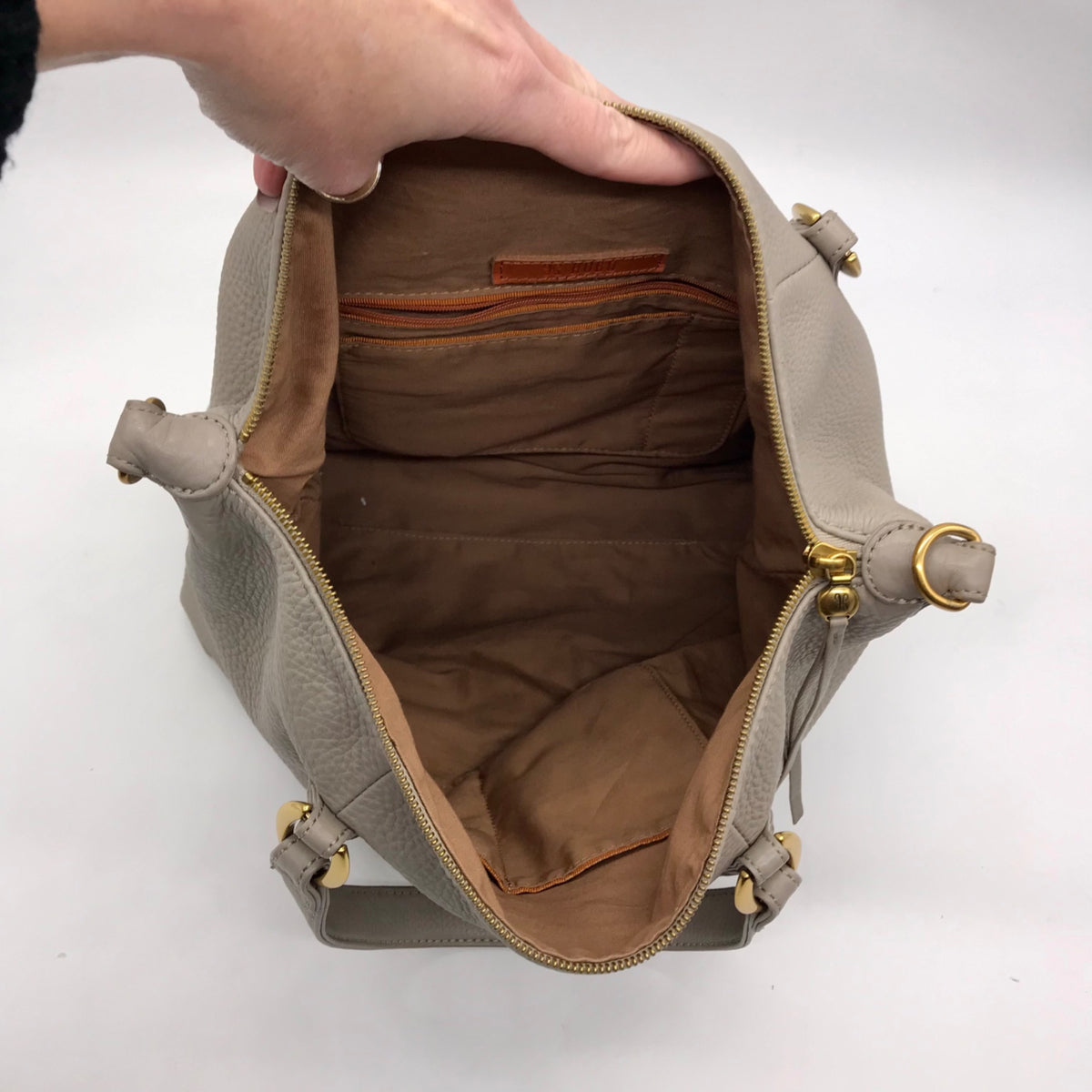 Hobo Grey Harley Satchel Bag