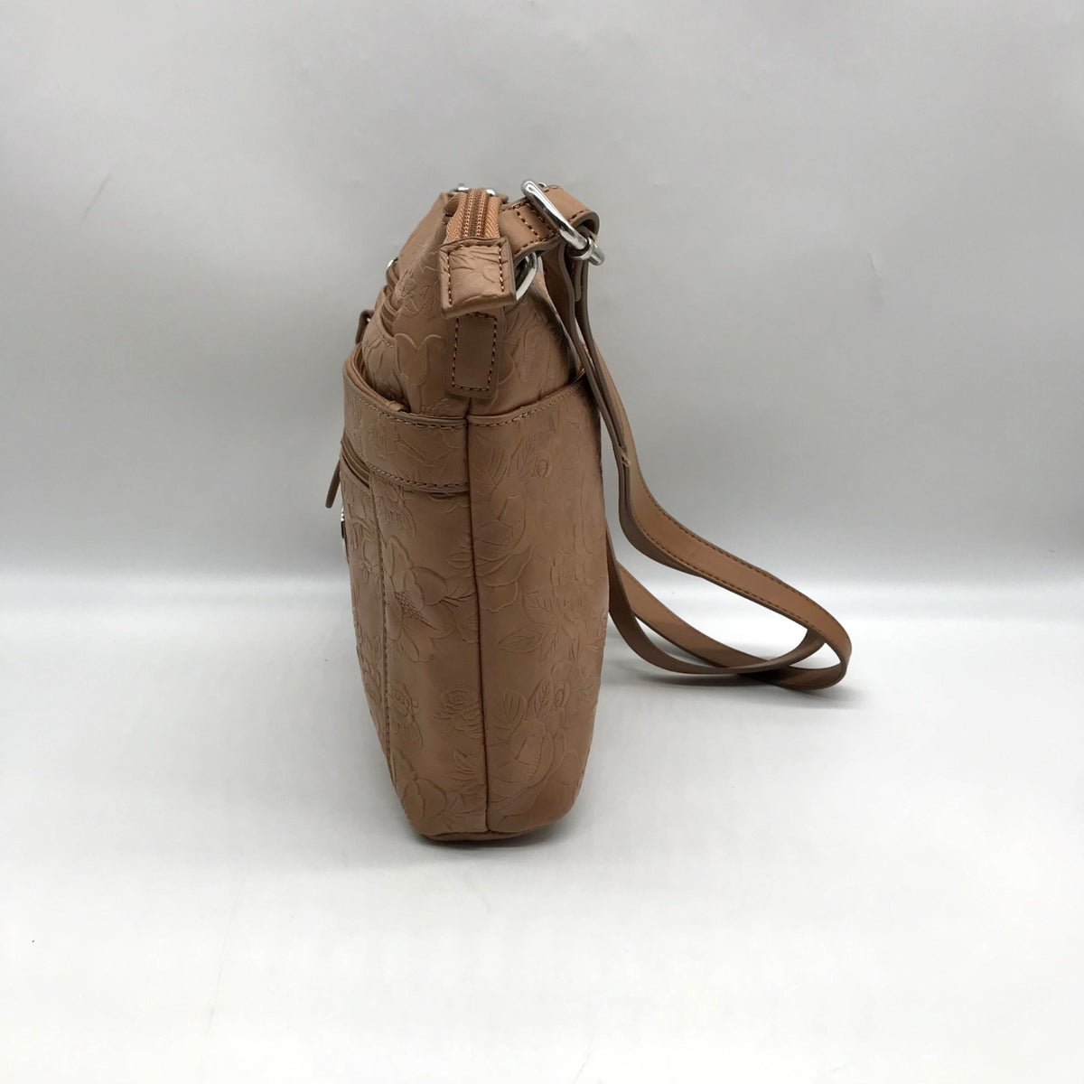 Giani Bernini Brown Pebble Crossbody Bag
