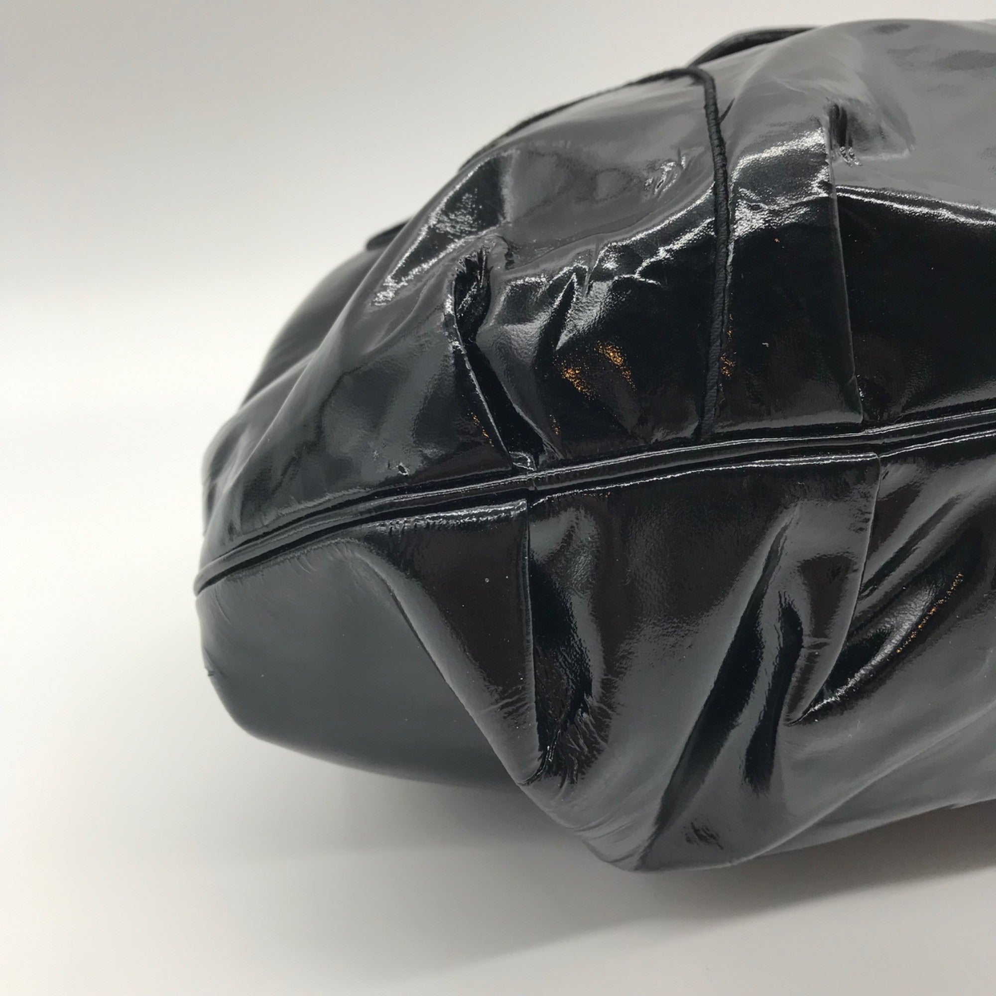 Sharif Black Faux Leather Shoulder Bag