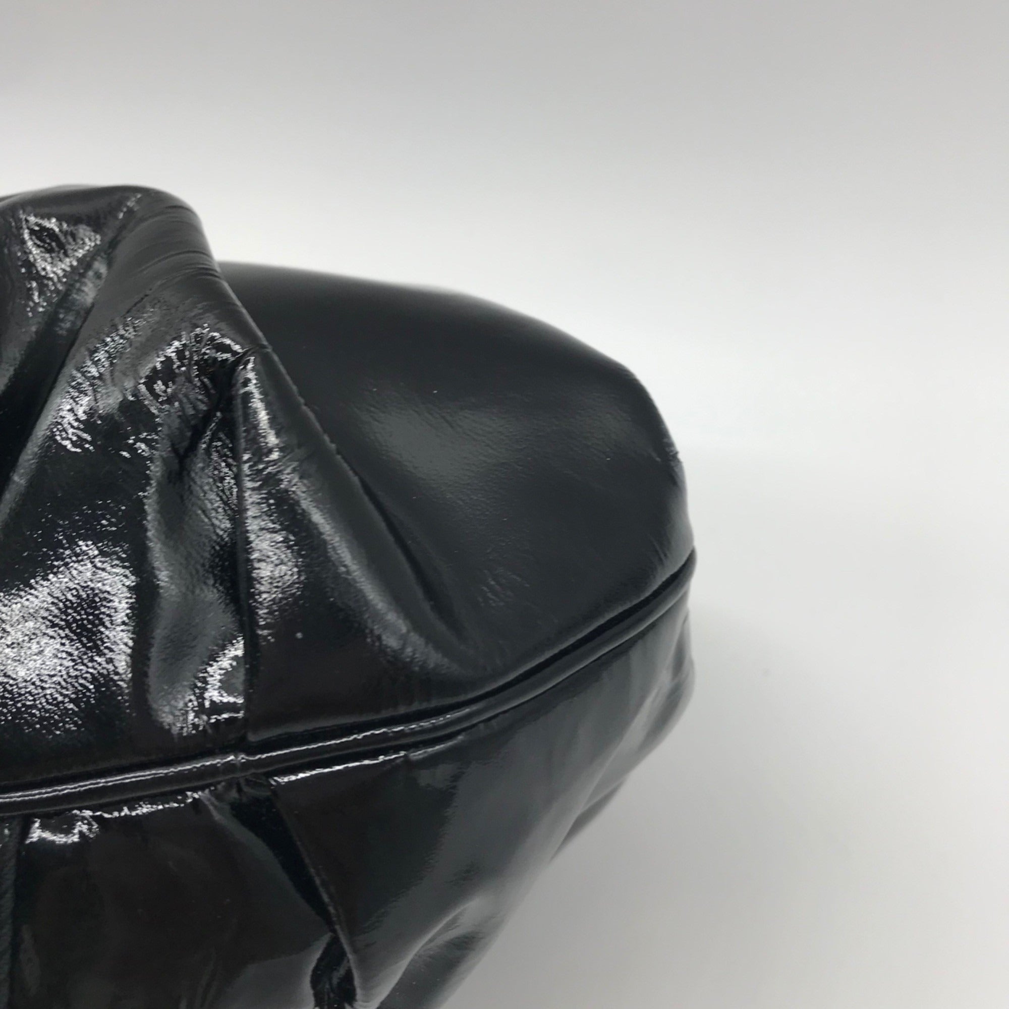 Sharif Black Faux Leather Shoulder Bag