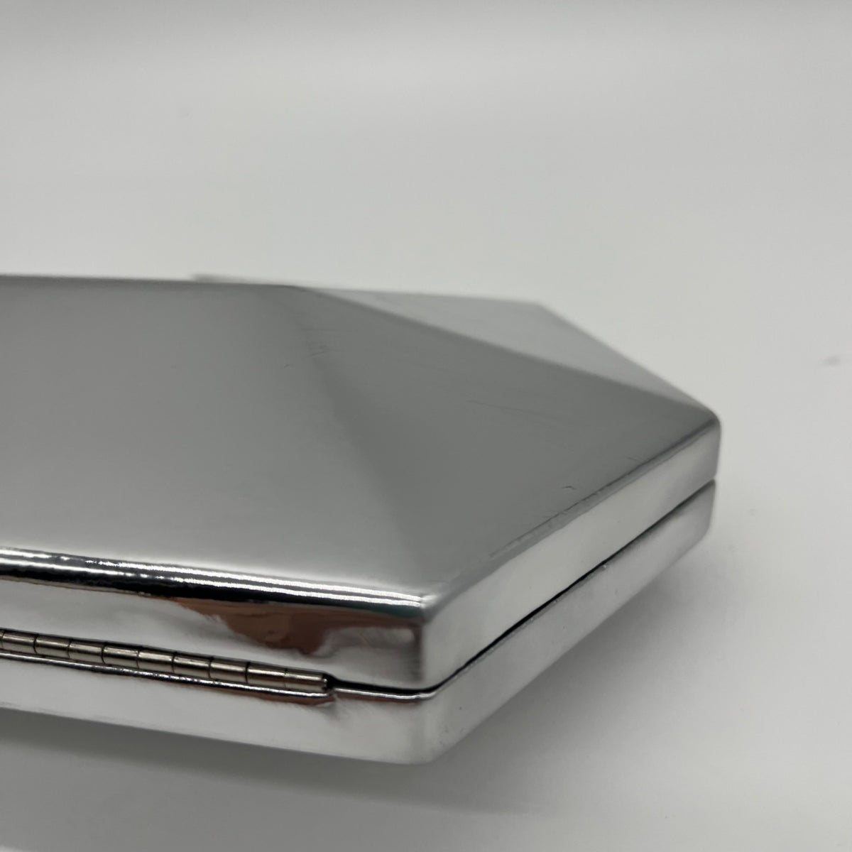 Nina Silver Faux Leather Metallic Crossbody/Clutch