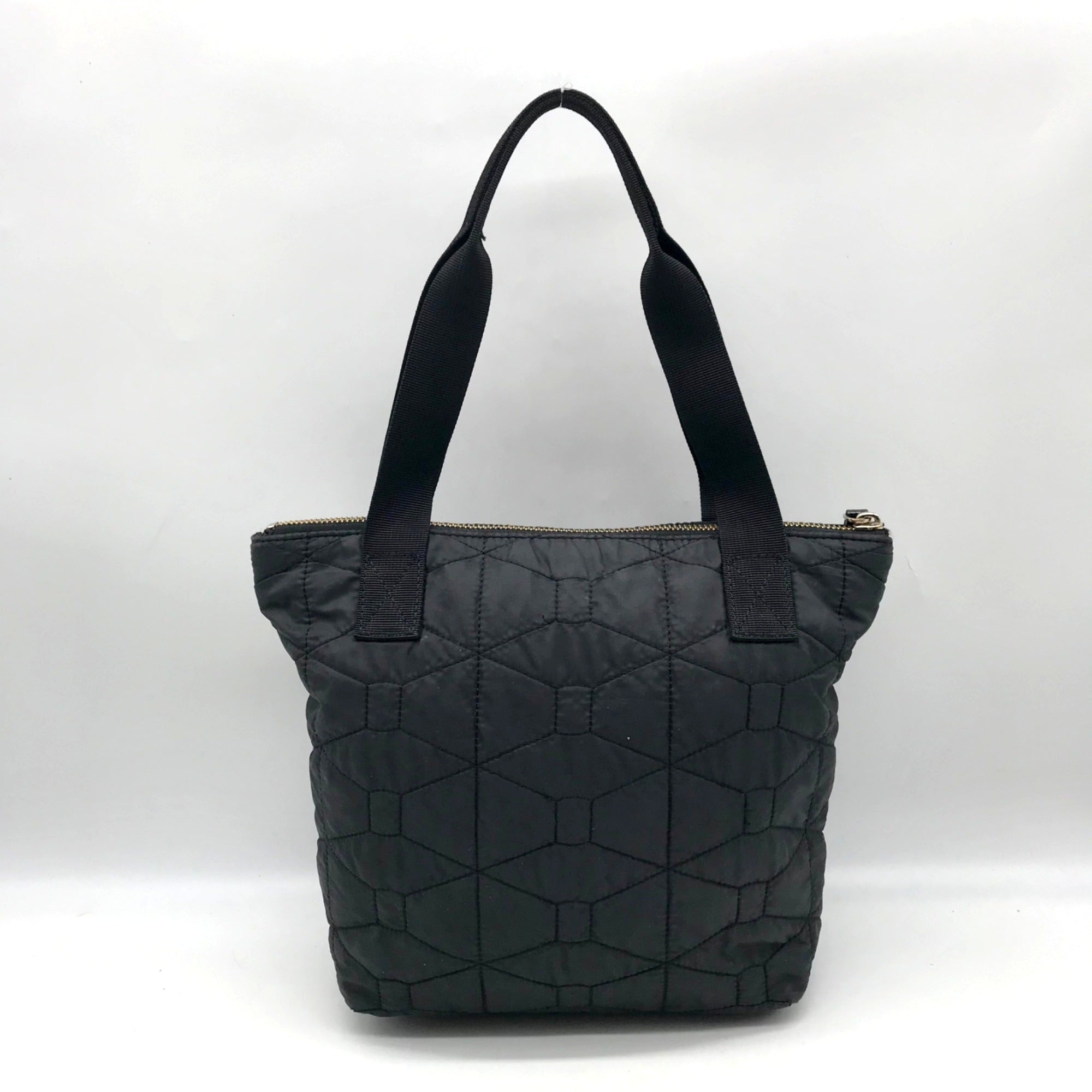Kate Spade Black Quilted Nylon Tote Bag