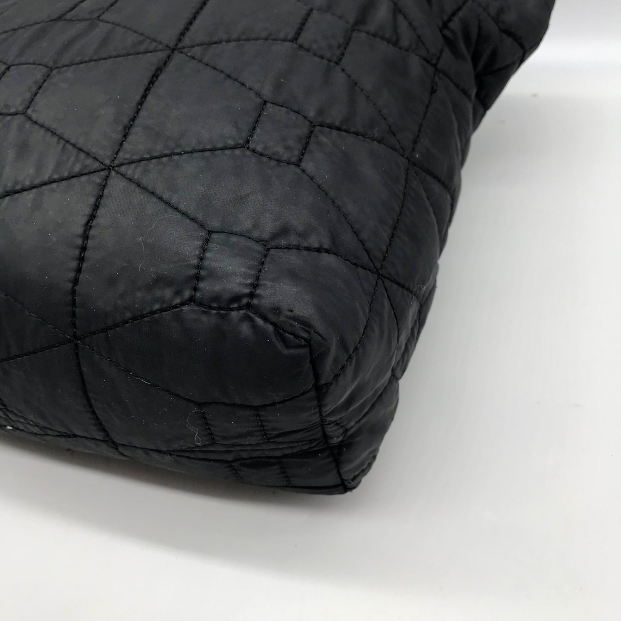 Kate Spade Black Quilted Nylon Tote Bag