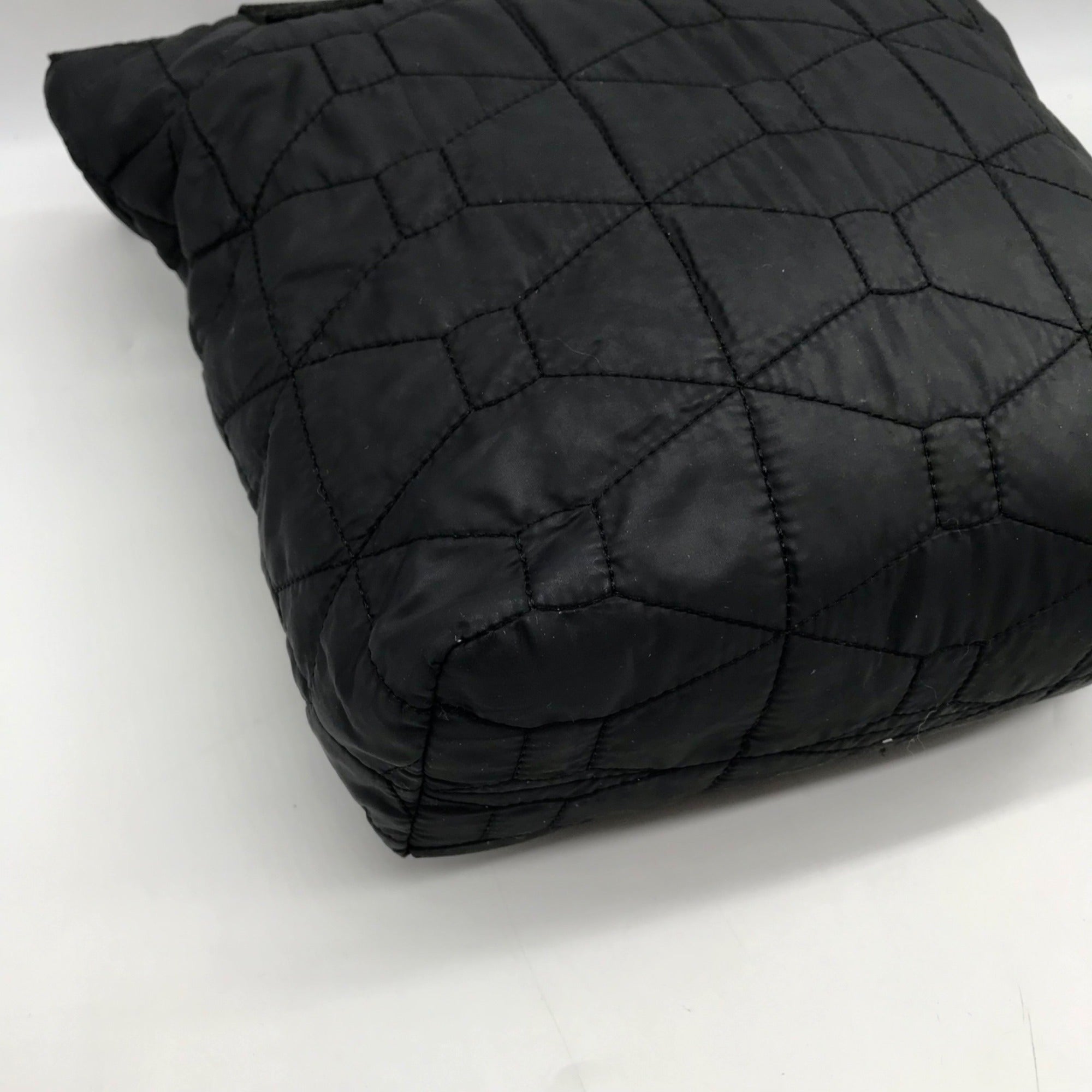 Kate Spade Black Quilted Nylon Tote Bag