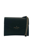 Kate Spade Black Saffiano Leather Cedar Street Monday Envelope Crossbody Bag