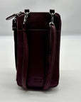 Giani Bernini Purple Leather Crossbody Wallet