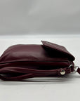 Giani Bernini Purple Leather Crossbody Wallet