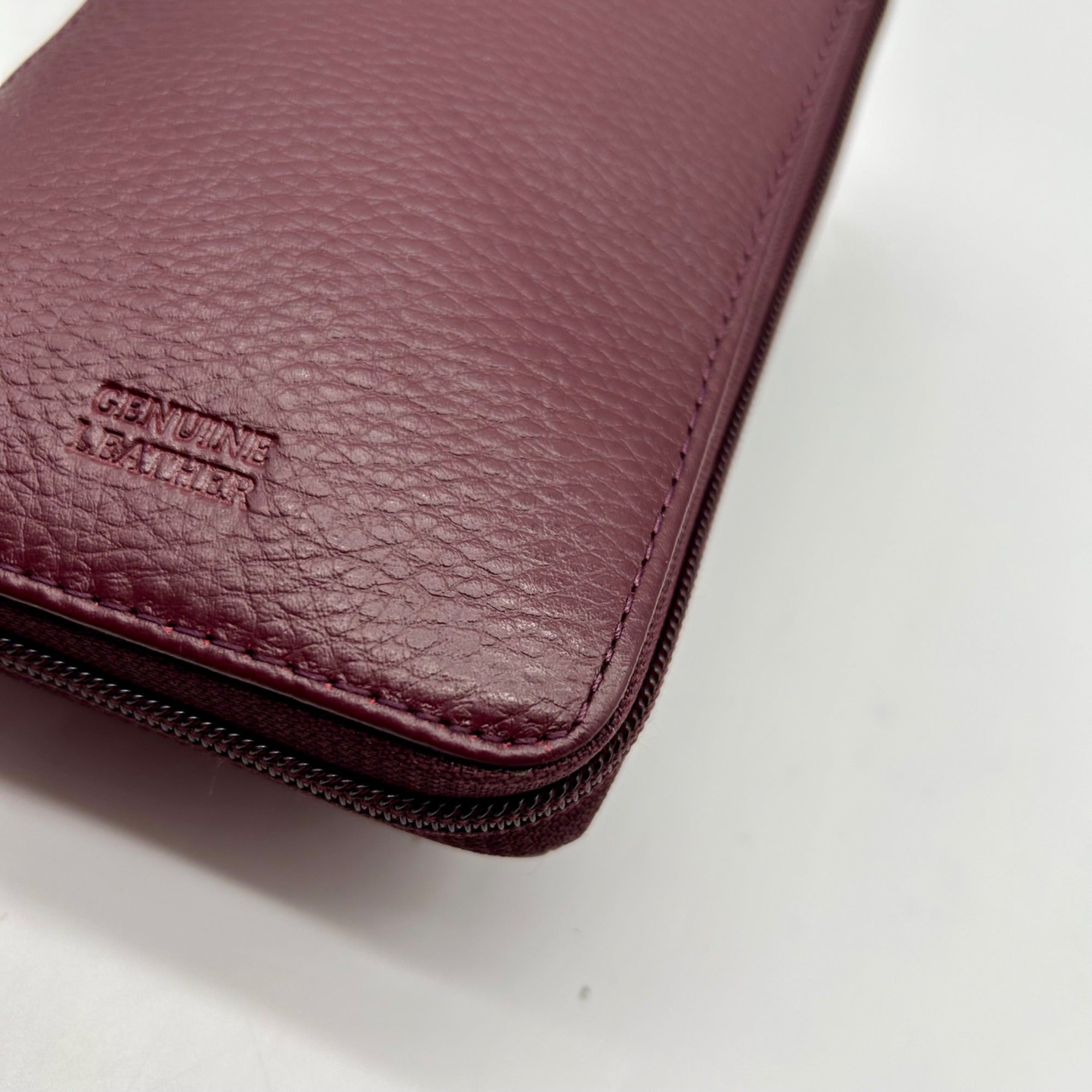 Giani Bernini Purple Leather Crossbody Wallet