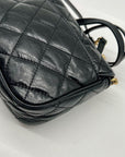 Michael Kors Black Leather Fulton Crossbody Bag