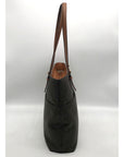 Michael Kors Brown Signature Top Zip Bedford Pocket Tote