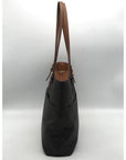 Michael Kors Brown Signature Top Zip Bedford Pocket Tote