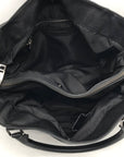 Burberry Black Nylon Logo and Leather Trim Montclare Tote